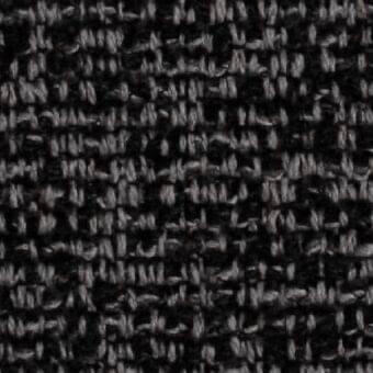 Black and gray tweed fabric sample with a dense, irregular weave and matte finish, labeled “costantini pietro > fabrics > fabric (2) > n56.”